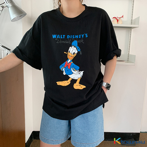 1) Donald T-shirt [Black]