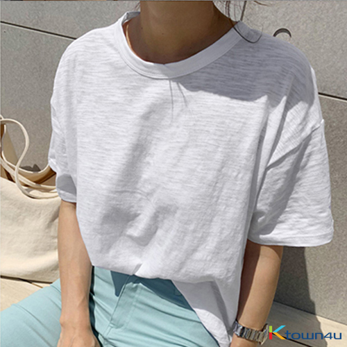 [naning9] Biliven t-shirt_White