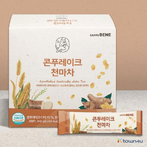 [CafeBENE] Corn flakes Gastrodia Tea 18g*30EA