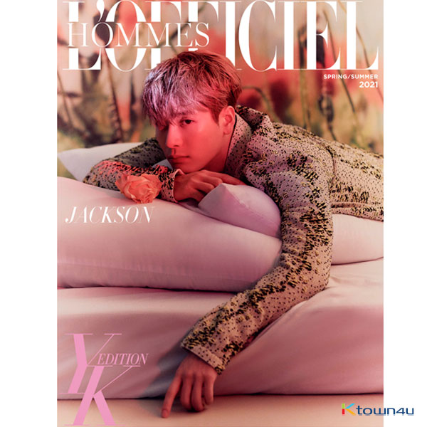 [韓国雑誌]L`OFFICIEL HOMMES YK EDITION C タイプ(ジャクソン (GOT7))