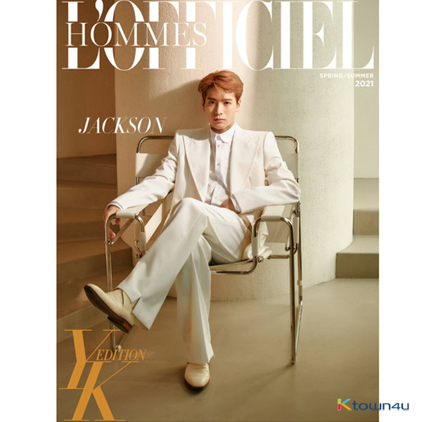 [韓国雑誌]L`OFFICIEL HOMMES YK EDITION D タイプ(ジャクソン (GOT7))