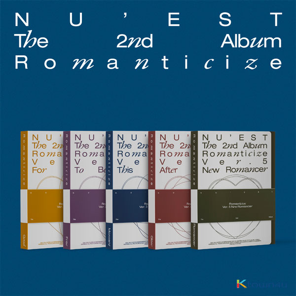 [5CD SET] NU'EST - Album Vol.2 [Romanticize] (Ver 1 + Ver 2 + Ver 3 + Ver 4 + Ver 5)
