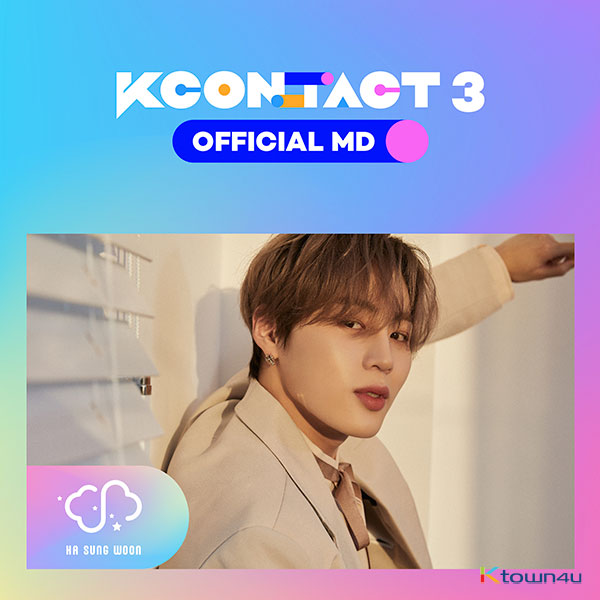 HA SUNG WOON - TICKET & AR CARD SET [KCON:TACT3 OFFICIAL MD]