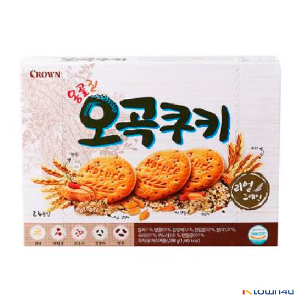 [CROWN] grain cookies 288g*1EA