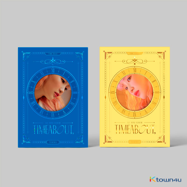 [2CD SET] YUKIKA - Mini Album Vol.1 [timeabout,] (TIME BLUE Ver. + TIME LIGHT Ver.)