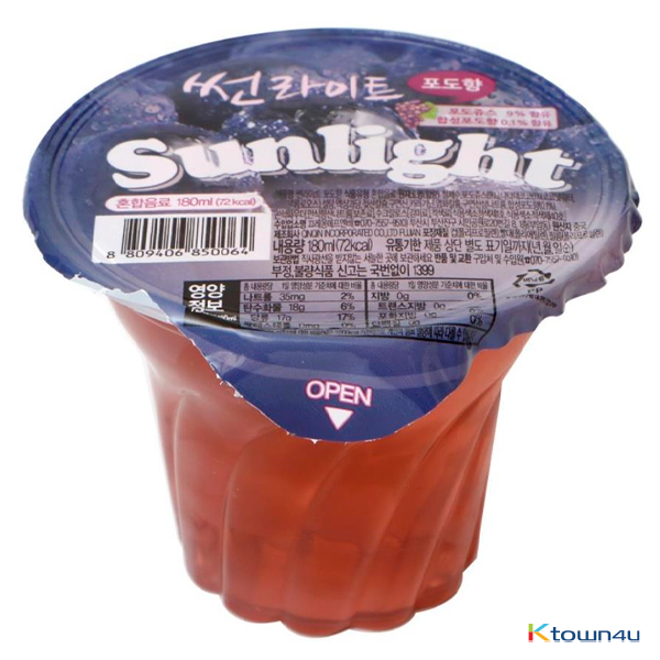 [SUNLIGHT] Sunlight Jelly grape flavor 180g*1EA