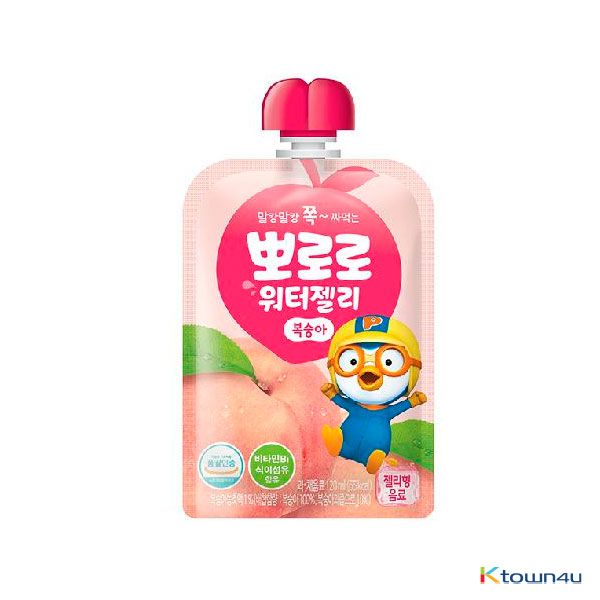 [PALDO] Pororo Water Jelly Peach 120ml*1EA