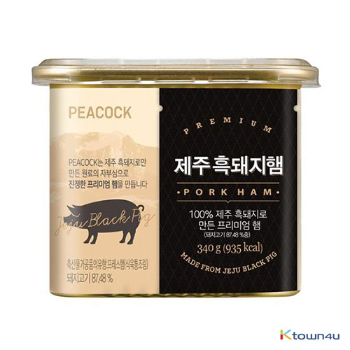 [PEACOCK] Pork Ham Made from JEJU Black pig 340g*1EA