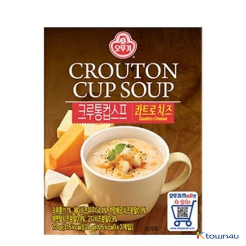 [OTTOGI] Crouton cup soup_Quatro Cheese 72g*1EA