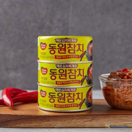 [Dongwon] Spicy Light Tuna for Kimchi Stew 150g*3EA