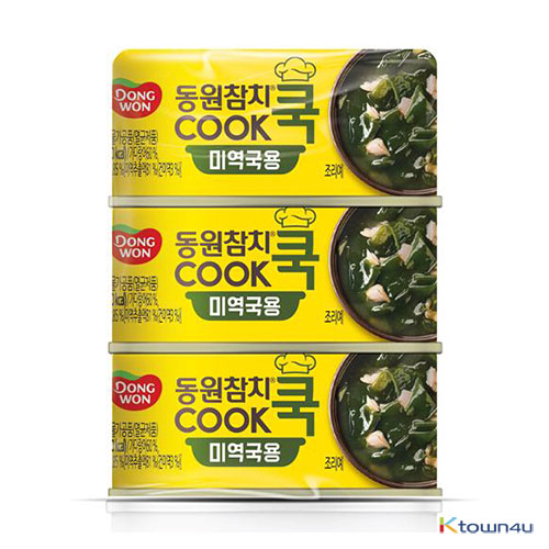 [Dongwon] COOK Tuna for Seaweed soup 100g*3EA