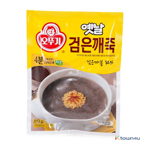 [OTTOGI] Black Sesame Rice porridge 80g*1EA