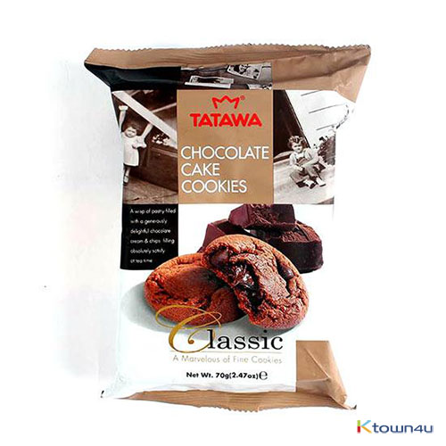 [TATAWA] Chocolate cake cookies 70g*1EA