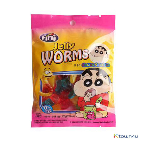 Crayon Worms Jelly 100g*1EA