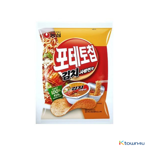 [NONGSHIM] Potato Chip Kimchi Bowl Noodle Flavor 60g*1EA 