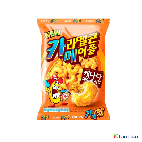 [CROWN] Cramel Corn Peanut Maple flavor 154g*1EA