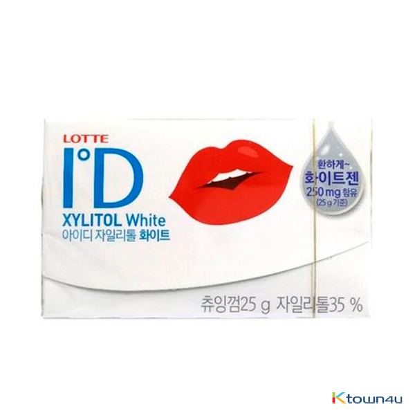 [LOTTE] Id XYLITOL-White gum 25g*1EA