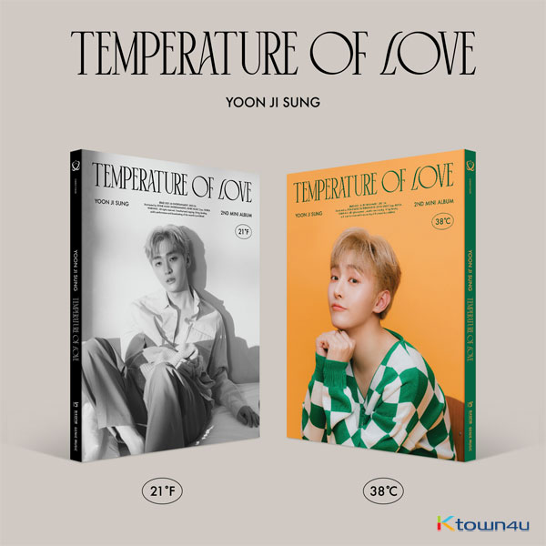 [2CD 套装] Yoon Ji Sung -专辑 [Temperature of Love] (21℉ Ver. + 38℃ Ver.)