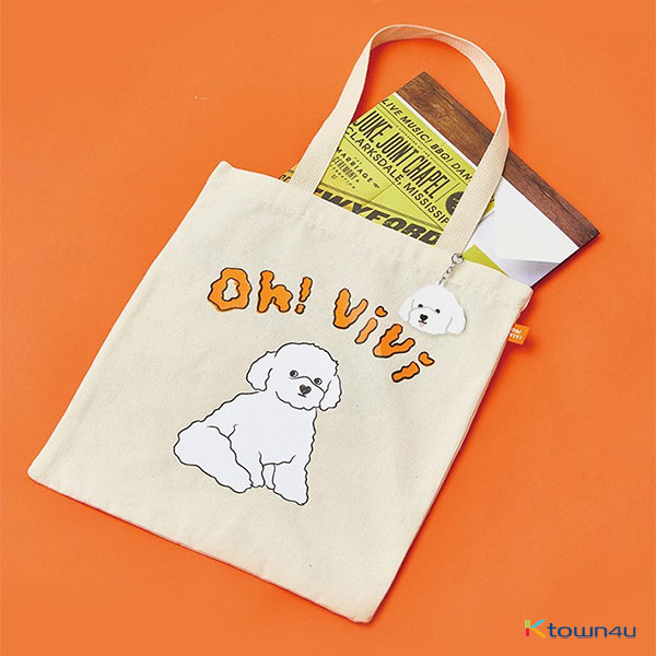 [SPAO] (EXO SEHUN VIVI) OH! VIVI ECOBAG_ivory