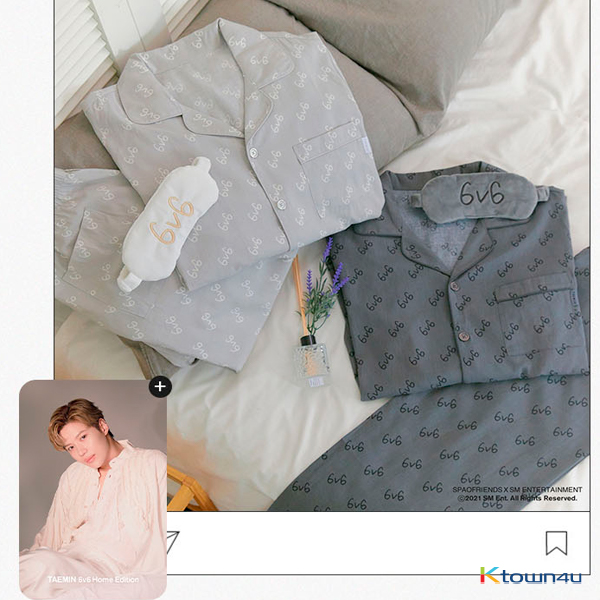 (SHINee TAEMIN)(Gift Photocard) 6v6 Long Sleeve Pajama [2colors]