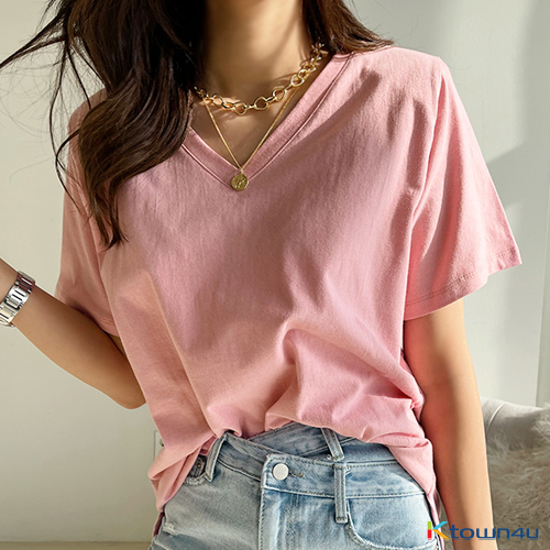 [naning9]Vanessa T-Shirt_Pink
