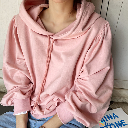 [naning9]gremel hoodie_Pink