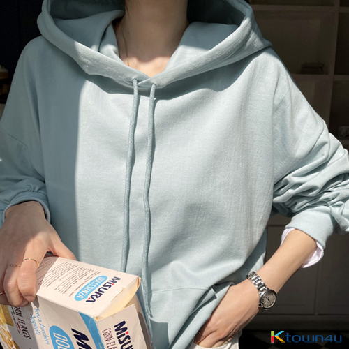 Monedy boxy fit hoodie_Sky Blue