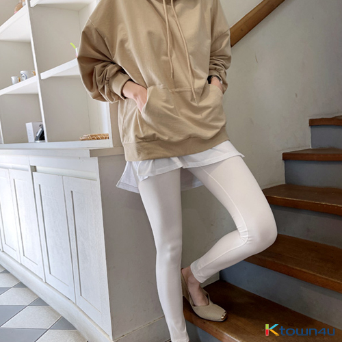 Monedy boxy fit hoodie_Beige