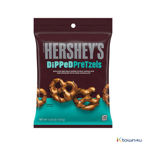 [HERSHEY's] Milk Chocolate Dipped Pretzels 120g*1EA