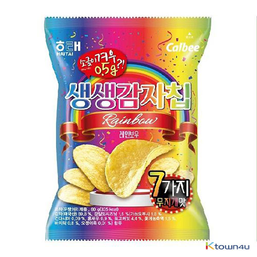 [HAITAI] Rainbow Potato Chips 120g*1EA