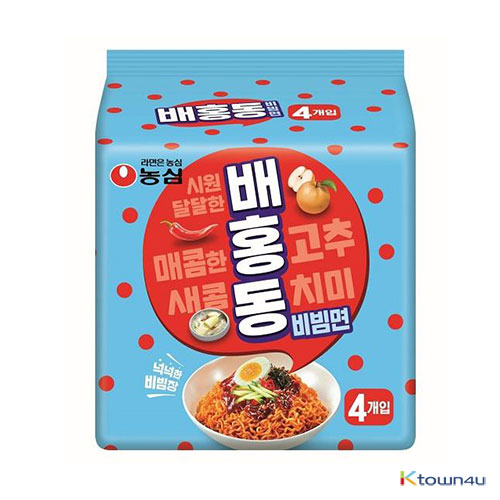 [NONGSHIM] Bae Hong Dong Bibm Noodles 137g*4EA