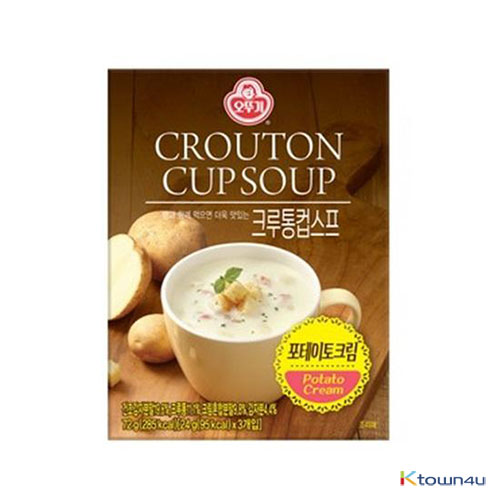 [OTTOGI] Crouton cup soup_Potato Cream 72g*1EA