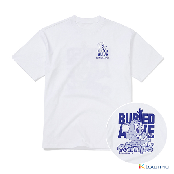 [BORNCHAMPS] BC X BA CHMPS ALIVE TEE B21ST05WH_WHITE
