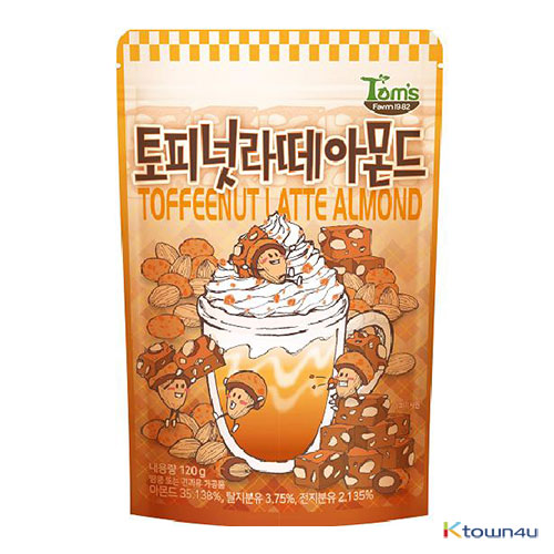 [HBAF] Toffeenut Latte Almond 120g*1EA