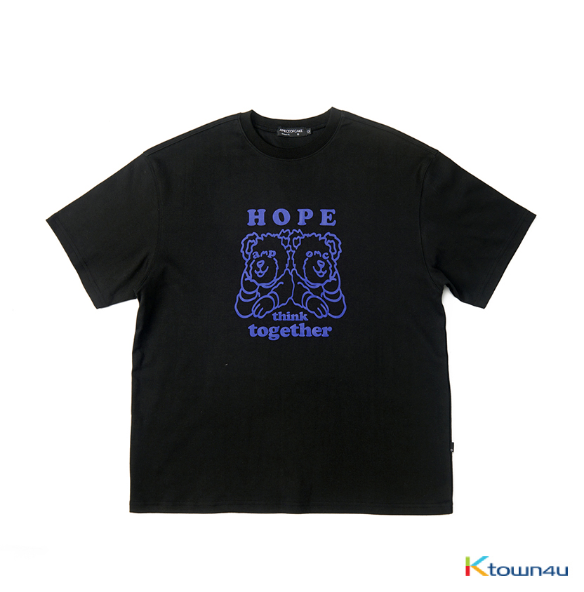 사이트판매전[APIECEOFCAKE] HTT 1/2 T-shirts_Black(M)