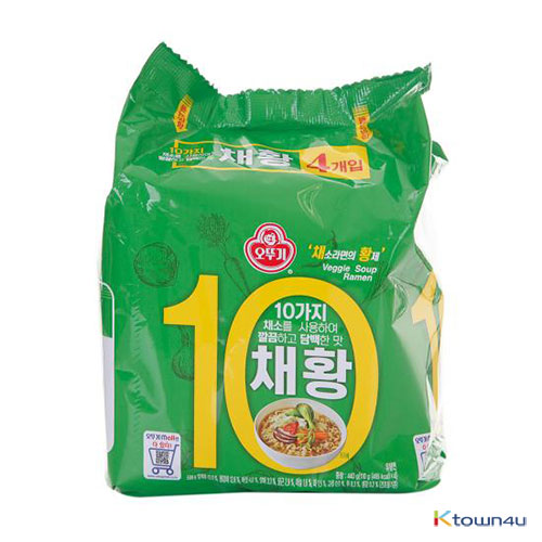 [OTTOGI] Veggi Soup Ramen 110g*4EA