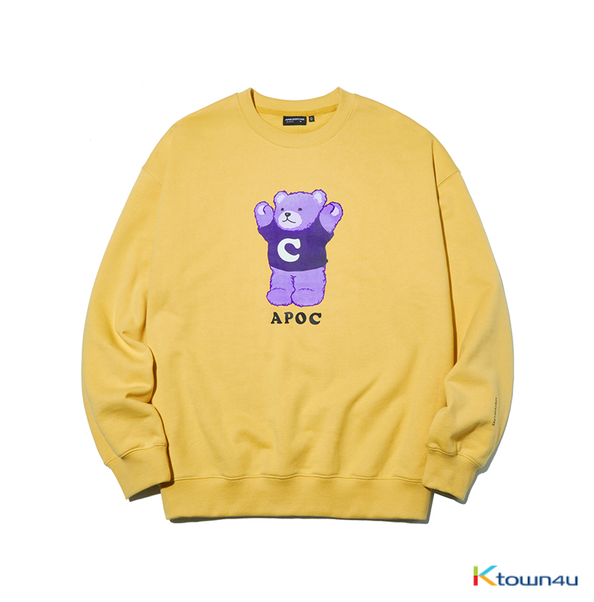 [APOC] Signature Bear Crewneck [Canary][S]