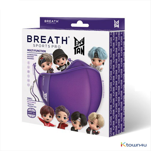 [BREATH] TinyTAN 运动型口罩 (4色)