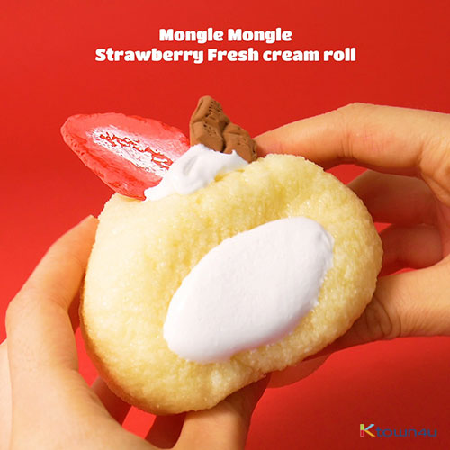 [palette slime] MONGLE MONGLE STRAWBERRY FRESH CREAM ROLL