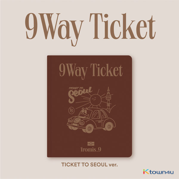 프로미스나인 (fromis_9) - 싱글앨범 2집 [9 WAY TICKET] (TICKET TO SEOUL 버전)