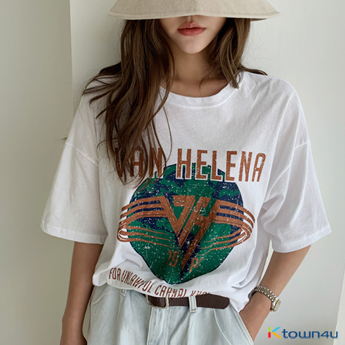 8) Rubend Vintage Printed T-shirt [White]