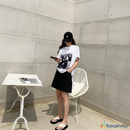 07. Trau Vintage Printed T-Shirt [White Ivory]