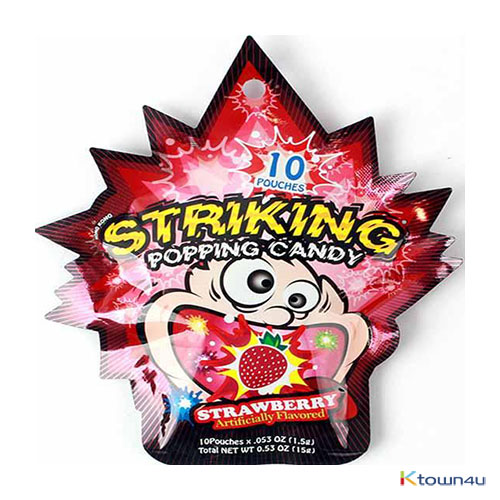 STRIKING popping candy Strawberry Flavor 15g*1EA