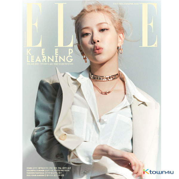 ELLE 2021.06 C Type (Cover : Rosé / Content : Rosé 18p, Jisoo 8p, Seung Kwan 8p, Onew&Youngjae&Wonpil 10p)