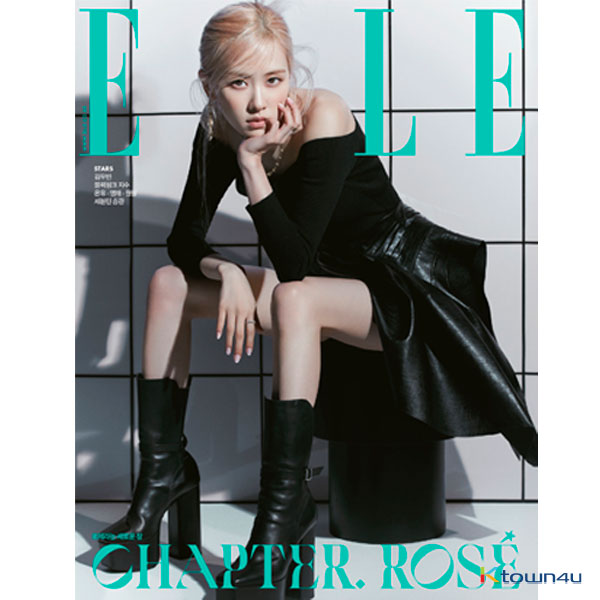 ELLE 2021.06 D Type (Cover : Rosé / Content : Rosé 18p, Jisoo 8p, Seung Kwan 8p, Onew&Youngjae&Wonpil 10p)