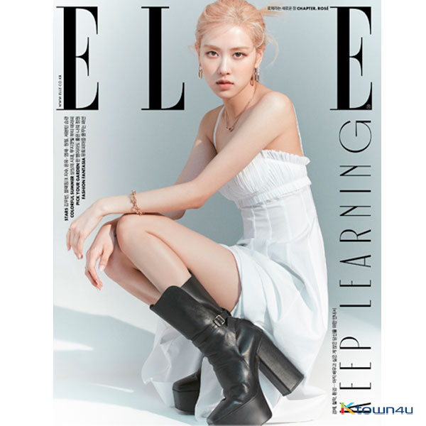 ELLE 2021.06 E Type (Cover : Rosé / Content : Rosé 18p, Jisoo 8p, Seung Kwan 8p, Onew&Youngjae&Wonpil 10p)