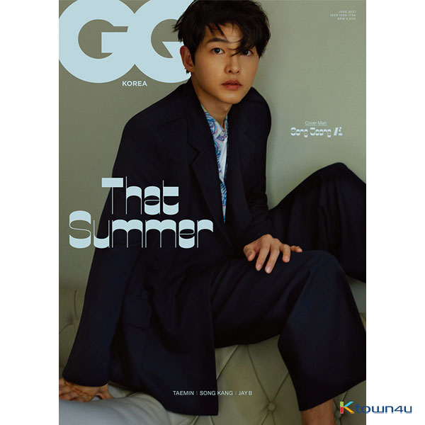GQ KOREA 2021.06 A Type (Cover : Song Joong Ki / Content : SHINEE TAEMIN 10p, GOT7 JB 10p, SONG GANG 12p)