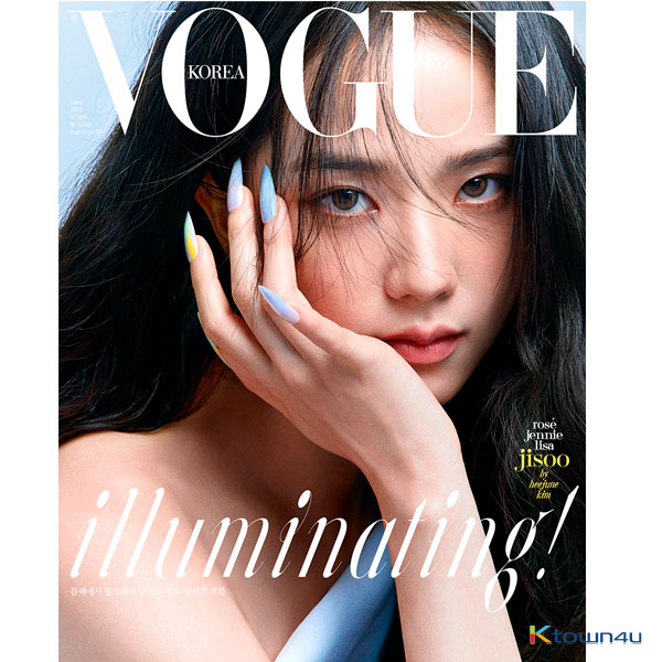 [全款] VOGUE 2021.06 B Type (Cover : BLACKPINK / Content : BLACKPINK 23p)_金智秀百度贴吧