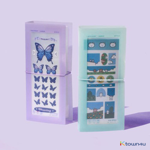 [Be on :D] Deco pocket Seal Sticker File Double(sticker storage)_mint