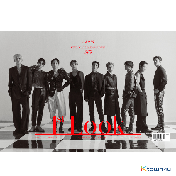 [全款] 1ST LOOK- Vol.219 'KINGDOM : Regendary War' (Cover : SF9)_SF9组合吧